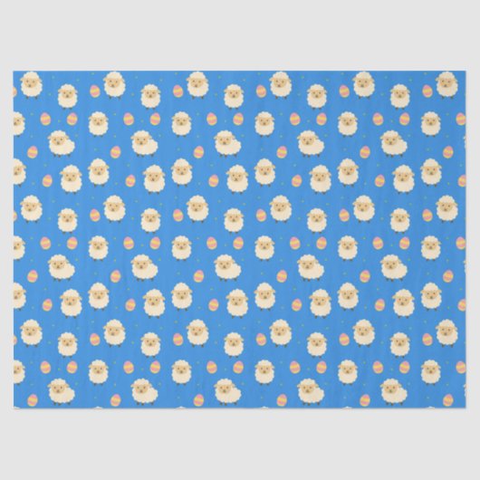 Easter Sheep & Eggs  Tissuepapier (Voorkant)