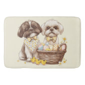 Easter Shih Tzu Dogs Badmat (Voorkant)