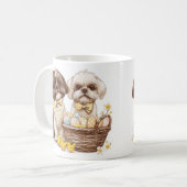 Easter Shih Tzu Dogs Koffiemok (Voorkant links)