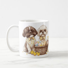 Easter Shih Tzu Dogs Koffiemok