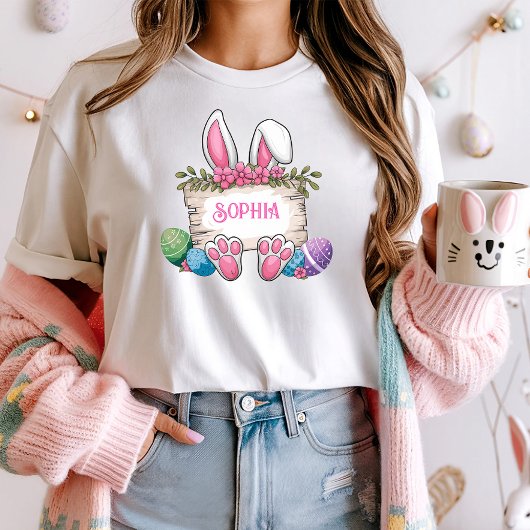 Easter Shirt; Schattigee Bunny & Eggs T-shirt