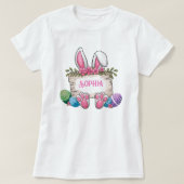 Easter Shirt; Schattigee Bunny & Eggs T-shirt (Design voorkant)