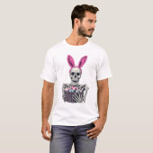 Easter Skull � Funny Bunny Skeleton T-shirt (Voorkant volledig)