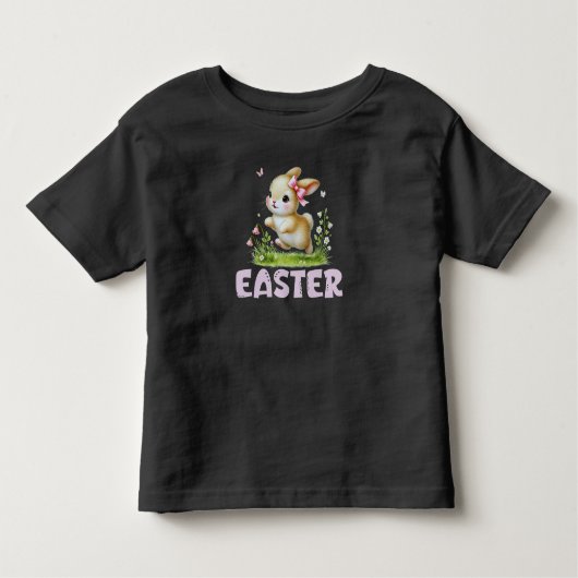 Easter Spring Kids Girl Kinder Shirts (Voorkant)