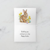  Easter Spring Plaid  Feestdagen Kaart (Binnen)