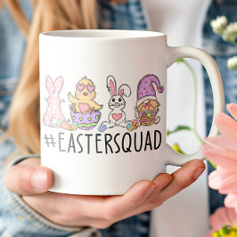 Easter Squad Bunny Chicks Eieren. Koffiemok