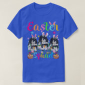 Easter Squad Bunny Ear Miniature Schnauzer Dog Hap T-shirt (Design voorkant)