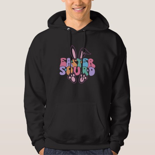 Easter Squad Bunny Rabbit Face  Easter Day Women G Hoodie (Voorkant)