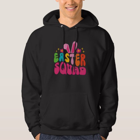 Easter Squad Bunny Rabbit Face  Easter Day Women G Hoodie (Voorkant)