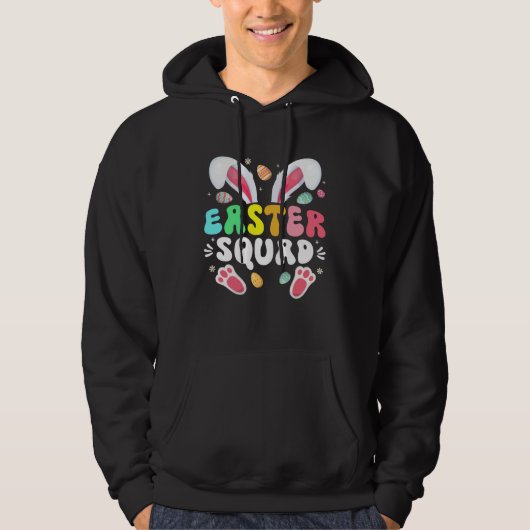 Easter Squad Family Matching Easter Day Bunny Egg  Hoodie (Voorkant)