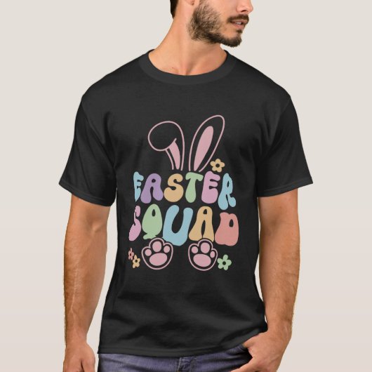 Easter Squad Family Matching Easter Day Bunny Egg  T-shirt (Voorkant)