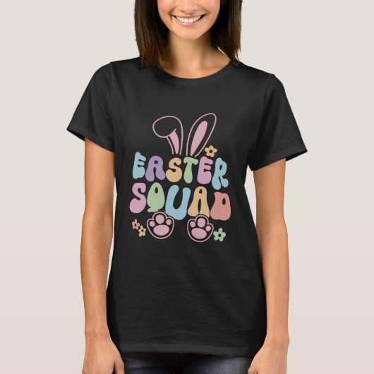 Easter Squad Family Matching Easter Day Bunny Egg  T-shirt (Voorkant)