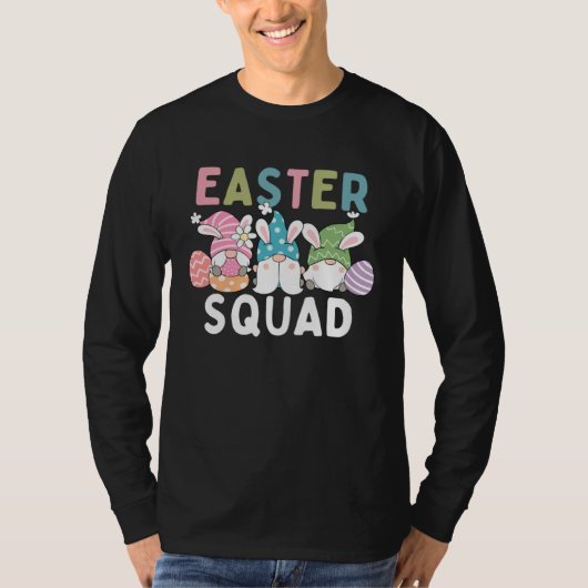 Easter Squad Family Matching Easter Day Gnome Egg  T-shirt (Voorkant)