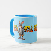 Easter Style – Street Bunny Design - caneca Mok (Voorkant links)