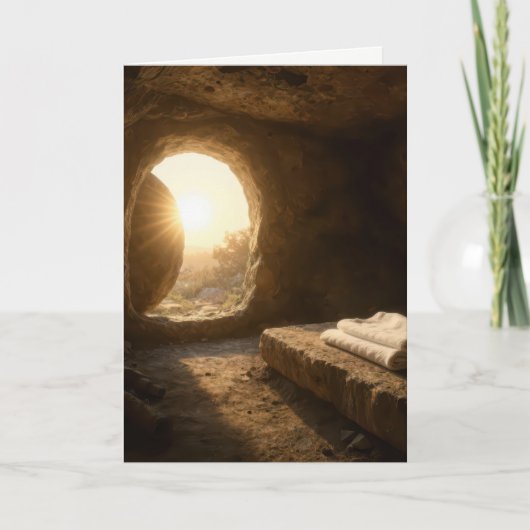 Easter Sunlight In an Empty Tomb Kaart (Voorkant)