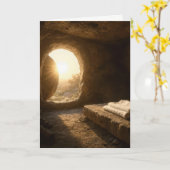 Easter Sunlight In an Empty Tomb Kaart (Gele Bloem)