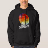 Easter Sunset Painted Easter Egg For Egg Hunt On E Hoodie (Voorkant)