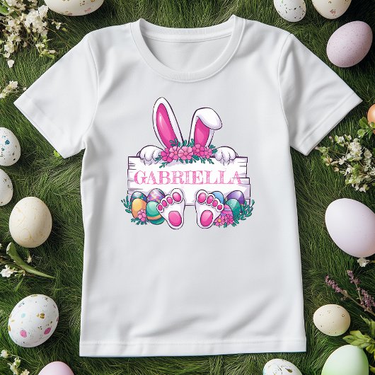 Easter T-shirt; Schattigee Bunny & Eggs T-shirt