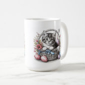 Easter Tabby Kat Koffiemok (Voorkant rechts)