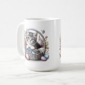 Easter Tabby Kat Koffiemok (Voorkant links)