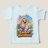 Easter Vacation Cute Baby Bunny Illustration (Design voorkant)