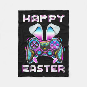Easter Video Game Controller Grappige Gamer Boys K Fleece Deken