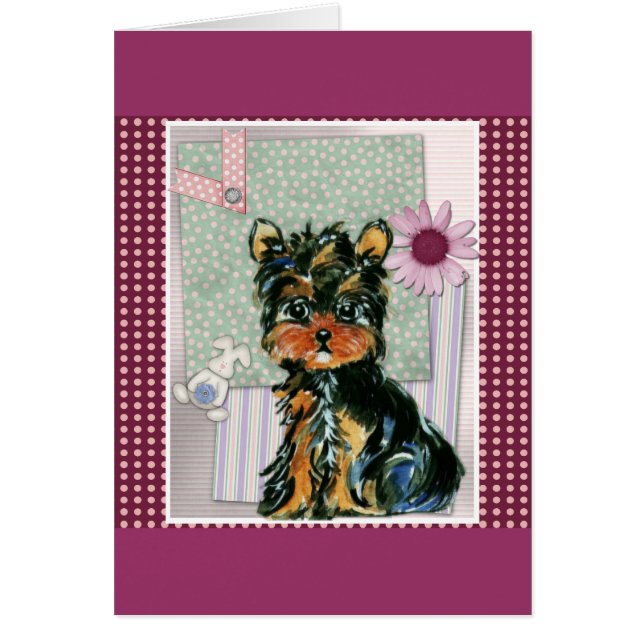 EASTER YORKIE POO (Voorkant)