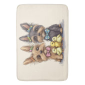 Easter Yorkshire Terrier honden Badmat (Voorkant Verticaal)