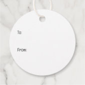 Easter Yorkshire Terrier honden Bedankjes Labels (Achterkant)