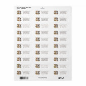 Easter Yorkshire Terrier honden Etiket (Full Sheet)
