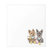 Easter Yorkshire Terrier honden Notitieblok (Voorkant)