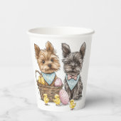 Easter Yorkshire Terrier honden Papieren Bekers (Achterkant)