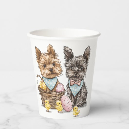 Easter Yorkshire Terrier honden Papieren Bekers (Voorkant)