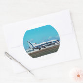 EASTERN AIRLINES Lockheed L-1011 "Whisperliner" Ronde Sticker (Envelop)