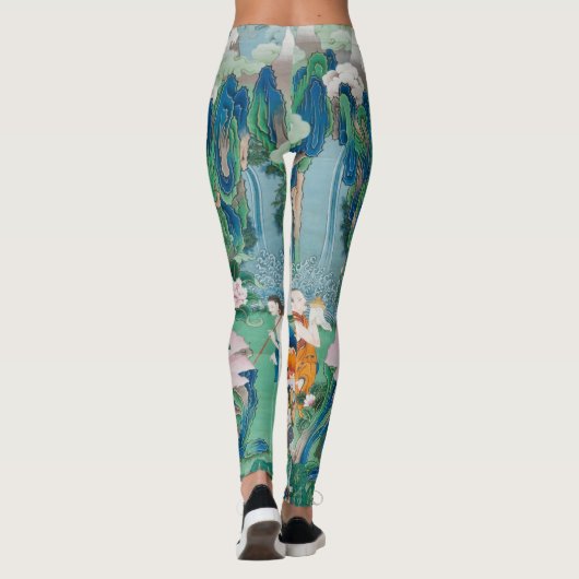 EASTERN ART PRINED Leggings (Achterkant)