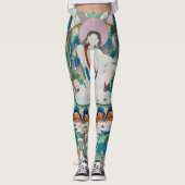 EASTERN ART PRINED Leggings (Voorkant)