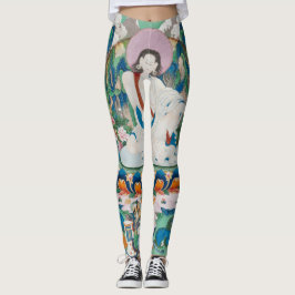 EASTERN ART PRINED Leggings