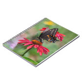 Eastern Black Swallowtail op Cone Flower Notitieboek (Linkerzijde)