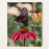 Eastern Black Swallowtail op Cone Flower Planner (Achterkant)