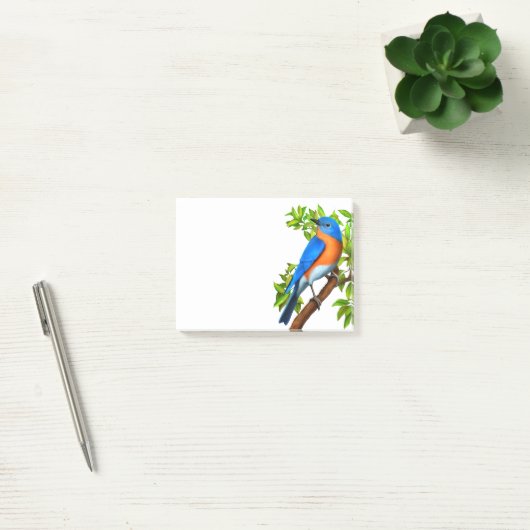 Eastern Bluebird Art Post-It Notes (Kantoor)