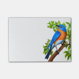 Eastern Bluebird Art Post-It Notes