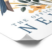 Eastern Bluebird Bird of New York Verenigde Staten Poster (Hoek)