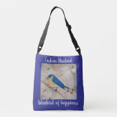 Eastern Bluebird Deep Blue Crossbody Tas (Achterkant)