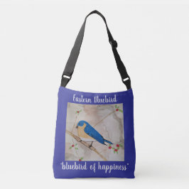 Eastern Bluebird Deep Blue Crossbody Tas