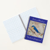 Eastern Bluebird Deep Blue Notitieboek (Binnen)