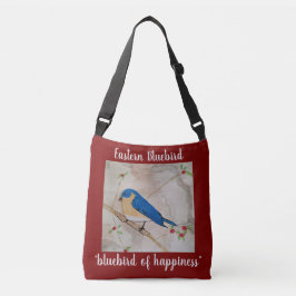 Eastern Bluebird Deep Red Crossbody Tas