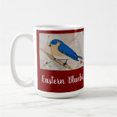 Eastern Bluebird Deep Red Koffiemok (Links)