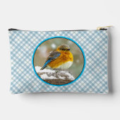 Eastern Bluebird in Snowstorm Originele foto Etui (Achterkant)