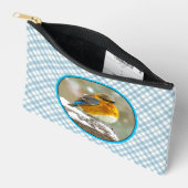 Eastern Bluebird in Snowstorm Originele foto Etui (Open)