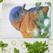 Eastern Bluebird Kitchen Towel Matthew 6:26 Theedoek (Gevouwen)